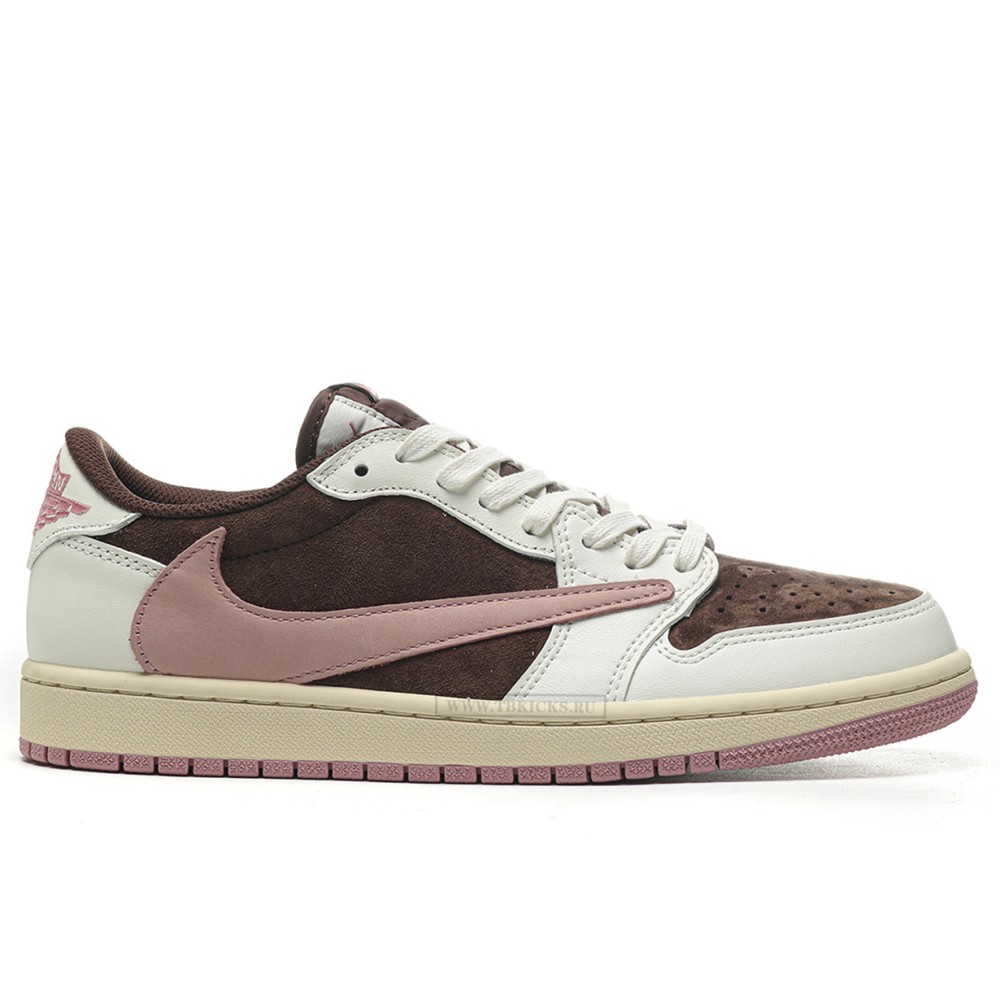TBkicks Travis Scott Air Jordan 1 Low OG SP Dark Pony/Pink Oxford
