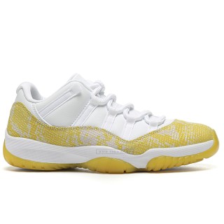 TBkicks Jordan 11 Retro Low Yellow Snakeskin