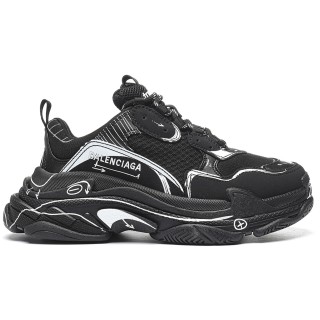 TBkicks Ba1enci*ga Triple S Black White