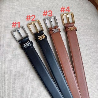 TBkicks Burberry Leather Belt 3.0CM 4 Colors