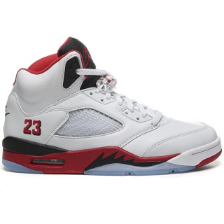 TBkicks Air Jordan 5 Retro Fire Red Black Tongue (2025)