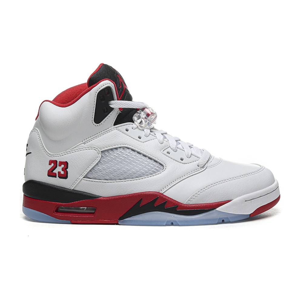 TBkicks Air Jordan 5 Retro Fire Red Black Tongue (2025)