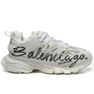 TBkicks Ba1enci*ga Track MULTICL All White