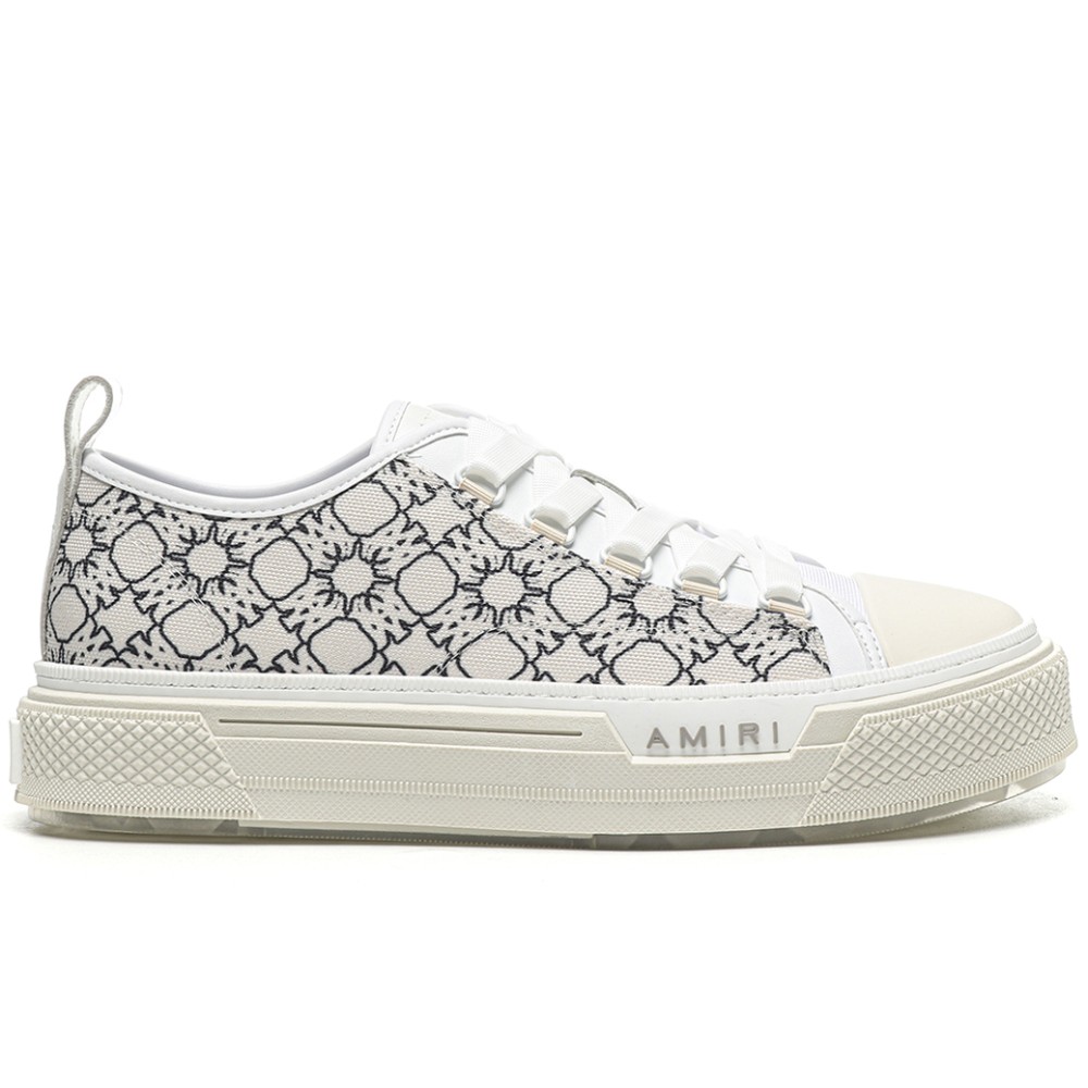 TBkicks Amiri Skeleton Top Sneaker White/Black