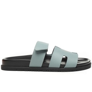 TBkicks Hermes Chypre Sandal Leather Blue