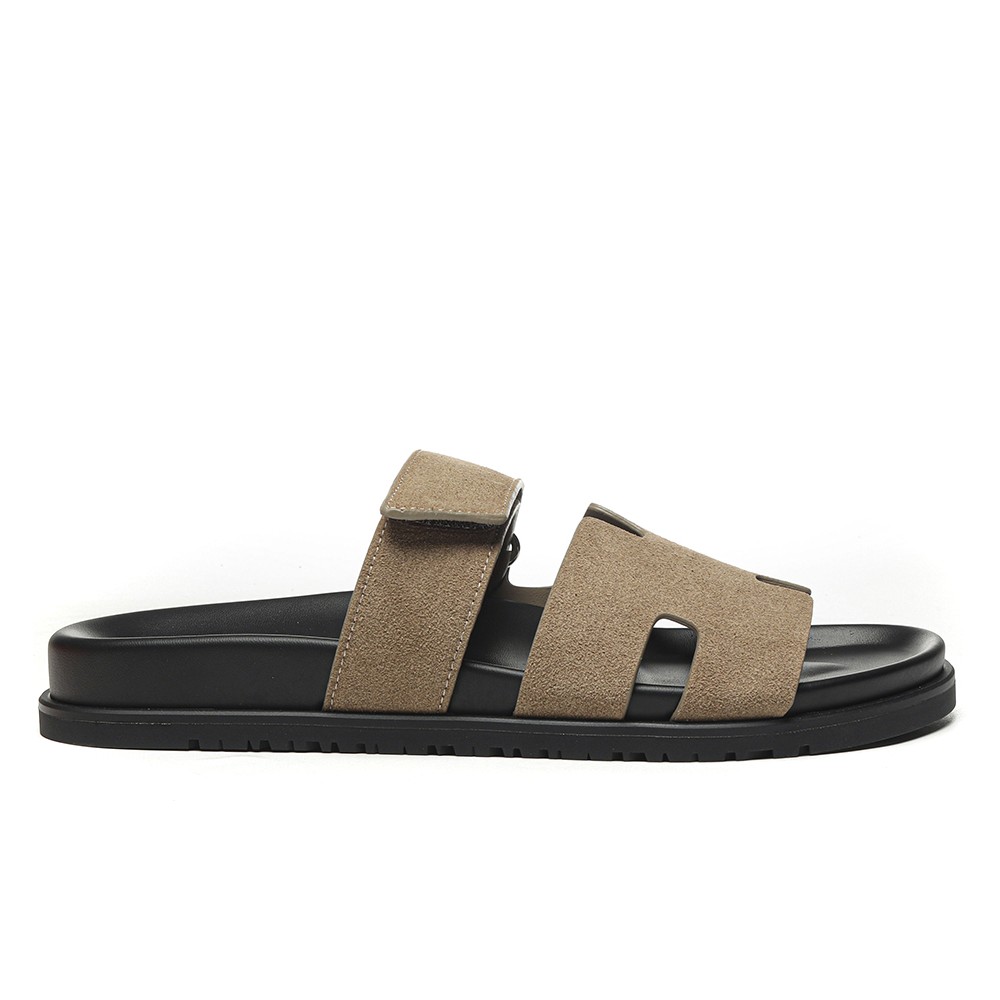 TBkicks Hermes Chypre Sandal Suede Brown