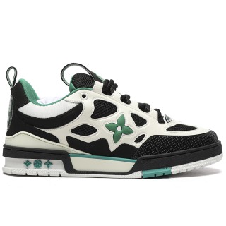 TBkicks L0*1S V*1TT0N LV Skate Sneaker Black White Green