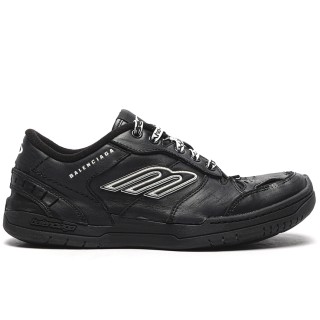 TBkicks Ba1enci*ga Hamptons Worn-out Sneaker Black
