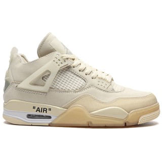 TBkicks WMS Off White X Air Jordan 4 Sail