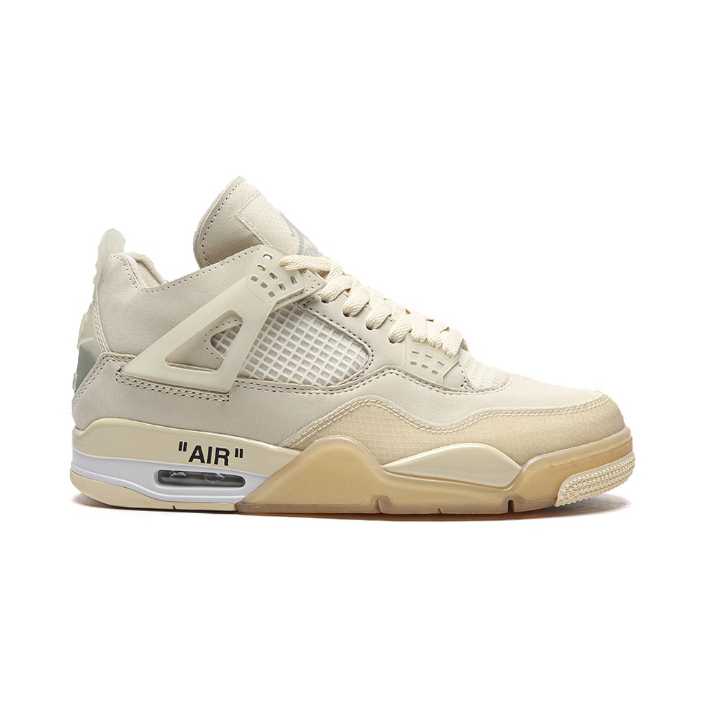 TBkicks WMS Off White X Air Jordan 4 Sail