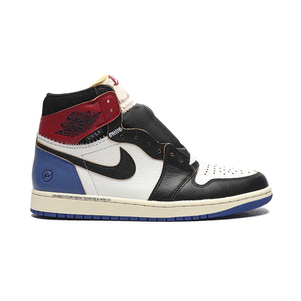 TBkicks Jordan 1 Retro High OG SP Fragment x Union LA Varsity Red Sport Royal