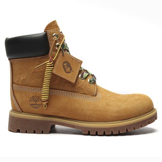TBkicks Timberland 6" Boot Bape x Undefeated Wheat