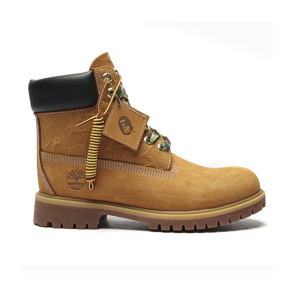 TBkicks Timberland 6" Boot Bape x Undefeated Wheat
