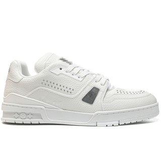TBkicksLou1s Vu1tton Trainer Sneaker Metal Signatures White