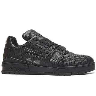 TBkicksLou1s Vu1tton Trainer Sneaker Metal Signatures Black