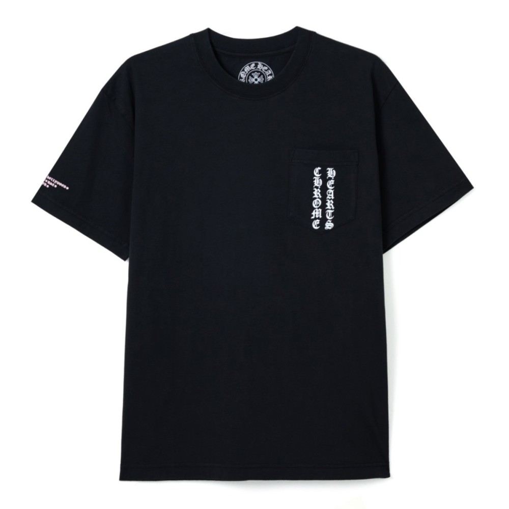 TBkicks Chr0me Hearts FW23 Logo Pattern Short Sleeves Black
