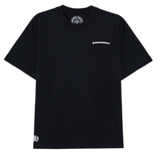 TBkicks Chr0me Hearts FW23 Logo Pattern Short Sleeves Black