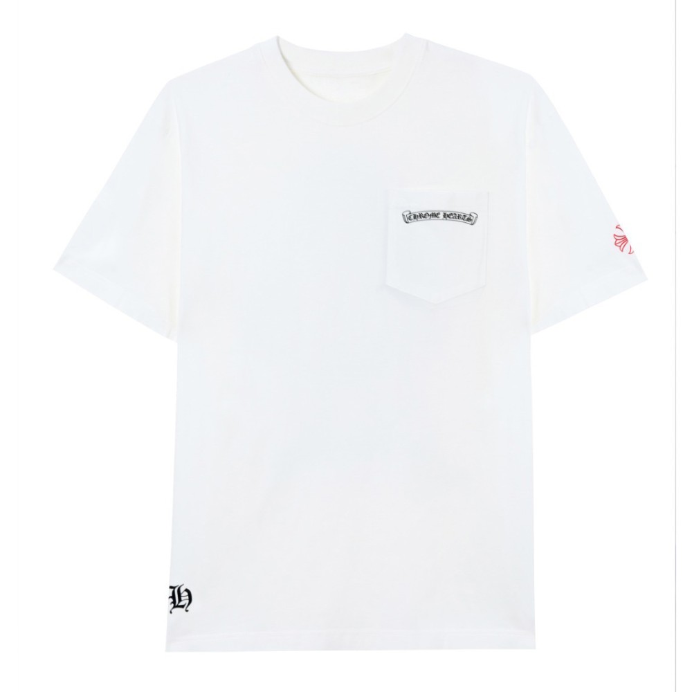 TBkicks Chr0me Hearts FW23 Logo Pattern Short Sleeves Black