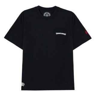 TBkicks Chr0me Hearts FW23 Logo Pattern Short Sleeves Black