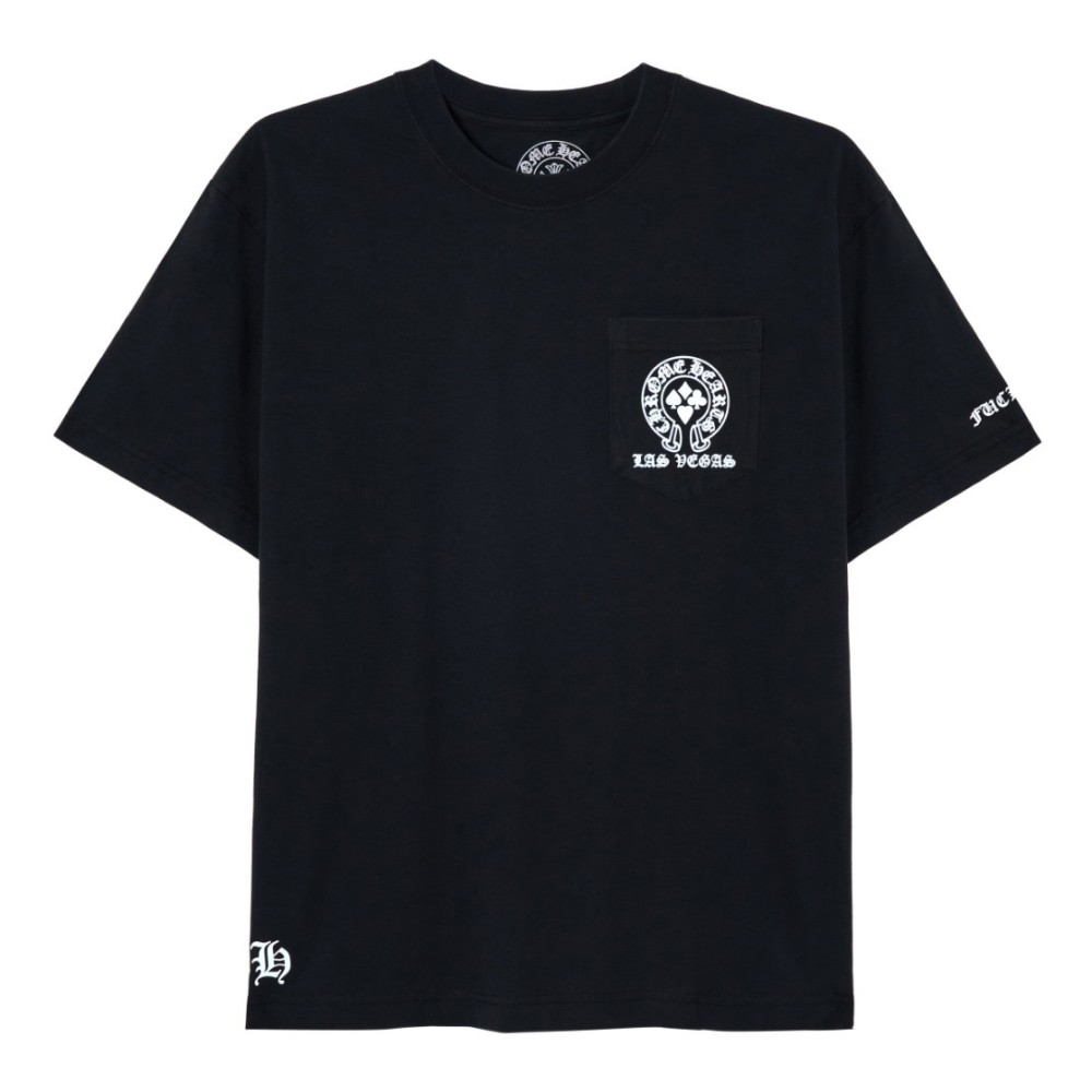 TBkicks Chr0me Hearts FW23 Logo Pattern Short Sleeves Black