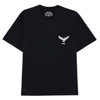 TBkicks Chr0me Hearts FW23 Logo Pattern Short Sleeves Black
