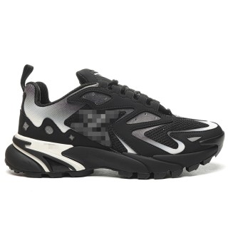 TBkicks L0*1S V*1TT0N Runner Tatic Sneaker (Black Silver)