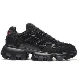 TBkicks Pr*da Cloudbust Thunder - Black with Red Logo