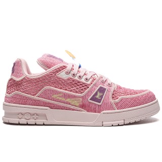 TBkicksLou1s Vu1ttonTrainer Sneaker "Pink Mesh"