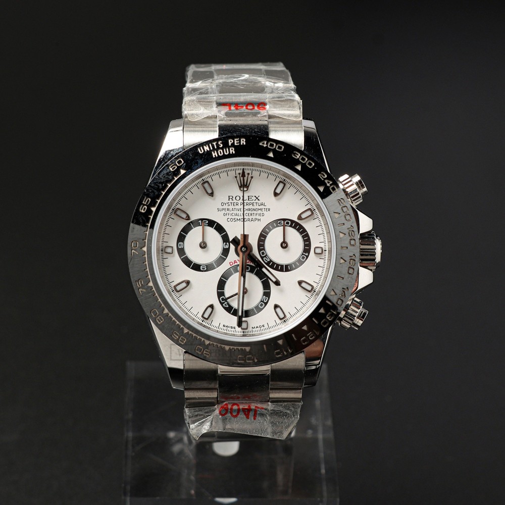 TBkicks R0lex White Panda Daytona Watch