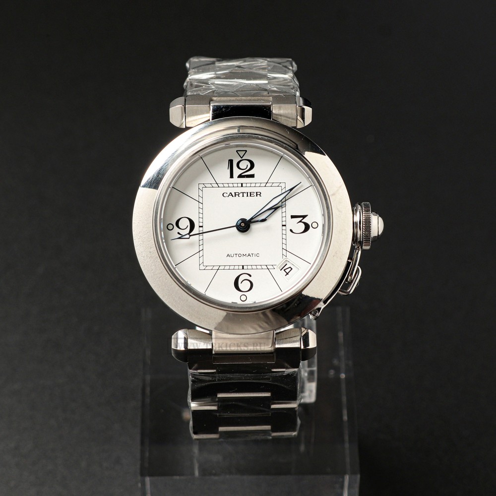 TBkicks Cart1er White Dial Pasha de